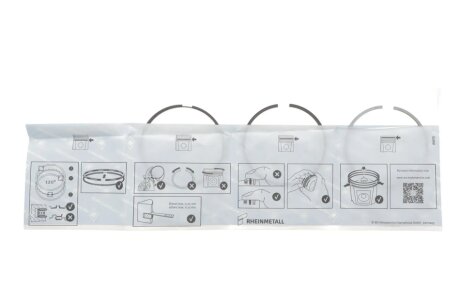 Комплект поршневых колец KOLBENSCHMIDT 800128110000