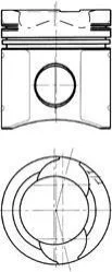 Поршень KOLBENSCHMIDT 90 578 600 (фото 1)
