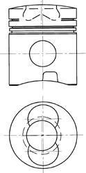 Поршень KOLBENSCHMIDT 94486700