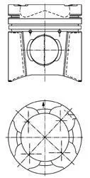 Поршень KOLBENSCHMIDT 94 846 600