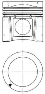 Поршень KOLBENSCHMIDT 94933610
