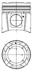 Поршень KOLBENSCHMIDT 99 697 600