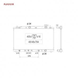 Радиатор KOYORAD PL012121R