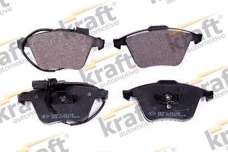 Тормозные колодки дисковые, комплект KRAFT 6000078