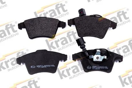 Тормозные колодки дисковые, комплект KRAFT 6000194