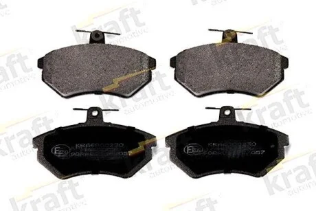 Тормозные колодки дисковые, комплект KRAFT 6000230