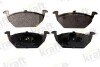 Тормозные колодки дисковые, комплект KRAFT 6000380 (фото 1)