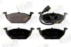 Тормозные колодки дисковые, комплект KRAFT 6000385 (фото 1)