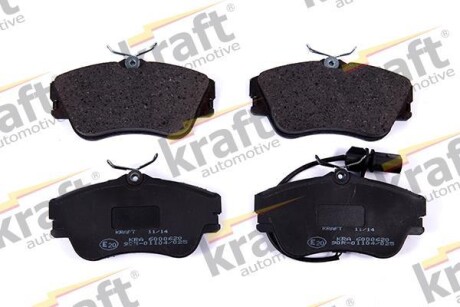 Тормозные колодки дисковые, комплект KRAFT 6000620