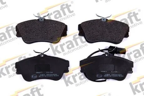 Тормозные колодки дисковые, комплект KRAFT 6000620