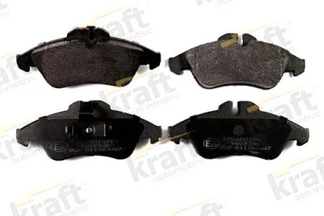 Тормозные колодки дисковые, комплект KRAFT 6001091