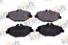 Тормозные колодки дисковые, комплект KRAFT 6001220 (фото 1)