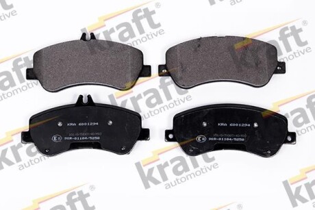 Тормозные колодки дисковые, комплект KRAFT 6001294