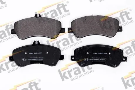 Тормозные колодки дисковые, комплект KRAFT 6001294