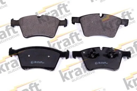Тормозные колодки дисковые, комплект KRAFT 6001295