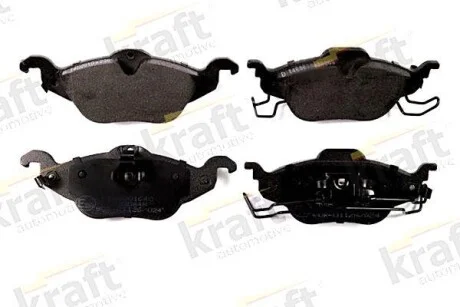 Тормозные колодки дисковые, комплект KRAFT 6001640