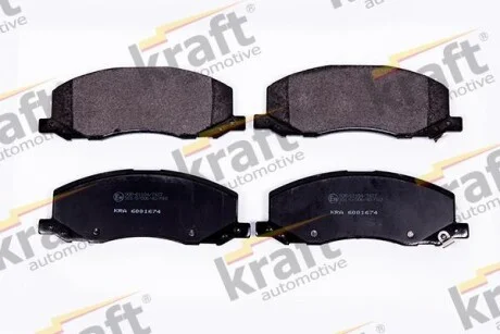 Тормозные колодки дисковые, комплект KRAFT 6001674