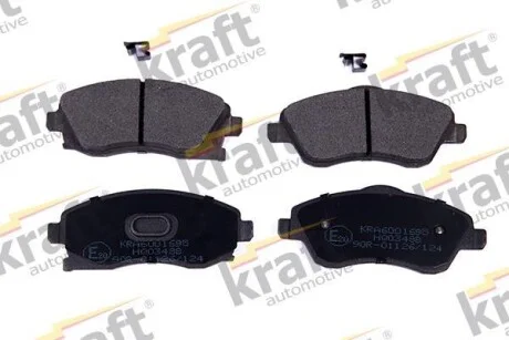 Тормозные колодки дисковые, комплект KRAFT 6001695