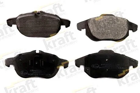 Тормозные колодки дисковые, комплект KRAFT 6001720