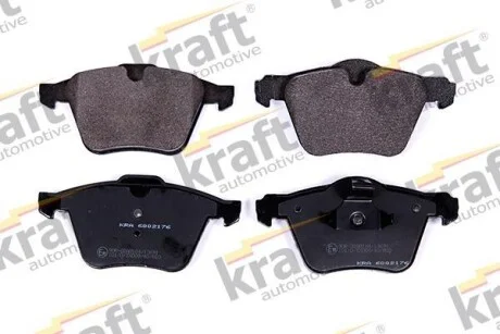 Тормозные колодки дисковые, комплект KRAFT 6002176
