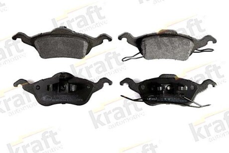 Тормозные колодки дисковые, комплект KRAFT 6002300
