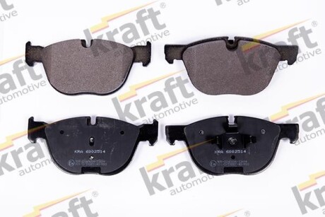 Тормозные колодки дисковые, комплект KRAFT 6002514