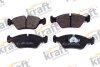 Тормозные колодки дисковые, комплект KRAFT 6002550 (фото 1)