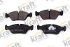 Тормозные колодки дисковые, комплект KRAFT 6002550 (фото 1)