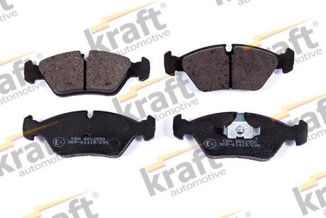 Тормозные колодки дисковые, комплект KRAFT 6002550