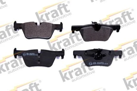 Тормозные колодки дисковые, комплект KRAFT 6002551