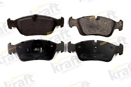 Тормозные колодки дисковые, комплект KRAFT 6002650