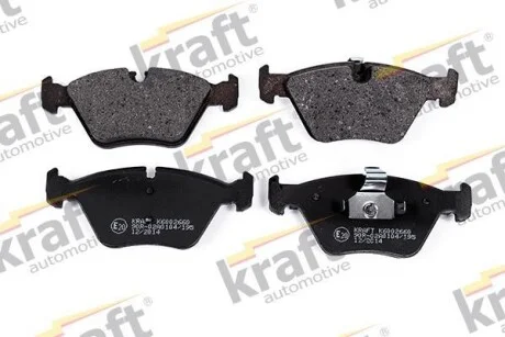 Тормозные колодки дисковые, комплект KRAFT 6002660