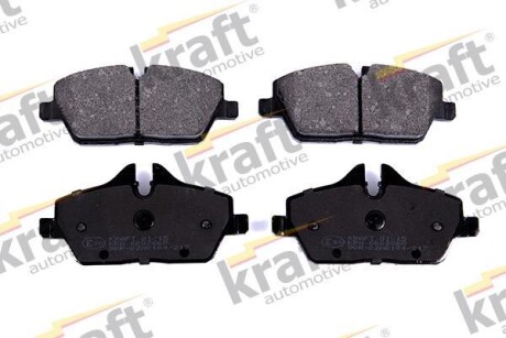 Тормозные колодки дисковые, комплект KRAFT 6002668