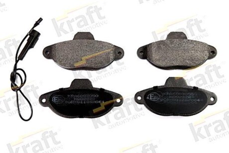 Тормозные колодки дисковые, комплект KRAFT 6003050