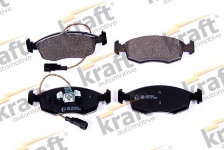 Тормозные колодки дисковые, комплект KRAFT 6003061