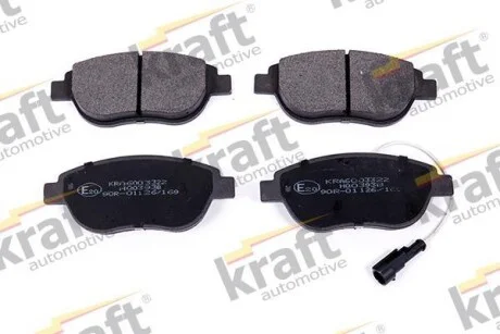Тормозные колодки дисковые, комплект KRAFT 6003322