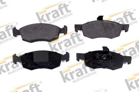 Тормозные колодки дисковые, комплект KRAFT 6003415