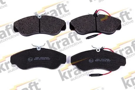 Тормозные колодки дисковые, комплект KRAFT 6003420