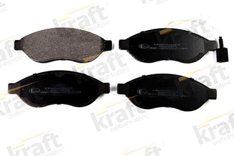 Тормозные колодки дисковые, комплект KRAFT 6003423