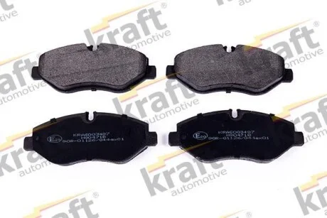 Тормозные колодки дисковые, комплект KRAFT 6003487