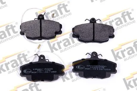 Тормозные колодки дисковые, комплект KRAFT 6005000