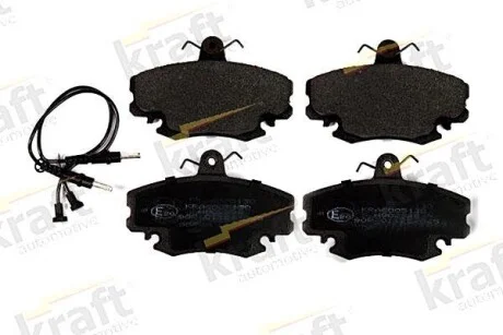 Тормозные колодки дисковые, комплект KRAFT 6005130