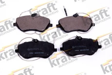 Тормозные колодки дисковые, комплект KRAFT 6005740
