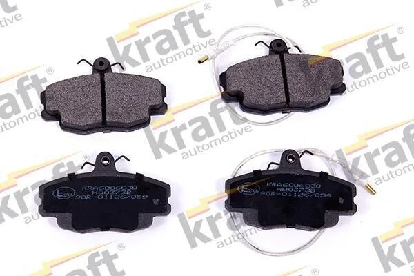 Тормозные колодки дисковые, комплект KRAFT 6006030 (фото 1)