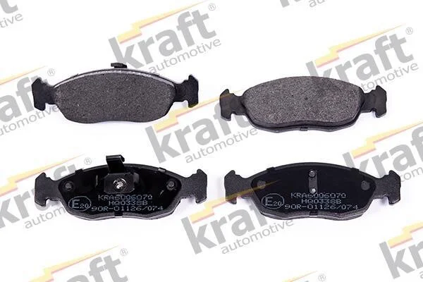 Тормозные колодки дисковые, комплект KRAFT 6006070 (фото 1)