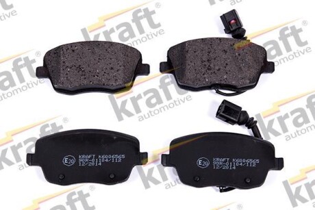 Тормозные колодки дисковые, комплект KRAFT 6006565