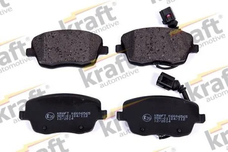 Тормозные колодки дисковые, комплект KRAFT 6006565