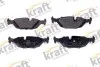 Тормозные колодки дисковые, комплект KRAFT 6007220 (фото 1)