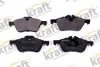 Тормозные колодки дисковые, комплект KRAFT 6008610 (фото 1)
