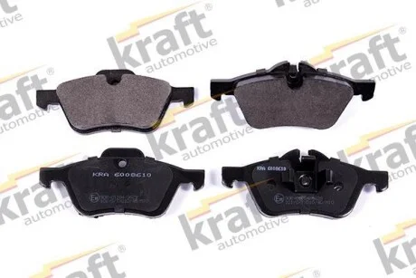 Тормозные колодки дисковые, комплект KRAFT 6008610